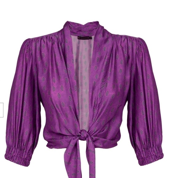 VIX by Paula Hermanny Mel Blouse - Agra NEW - Picture 2 of 4